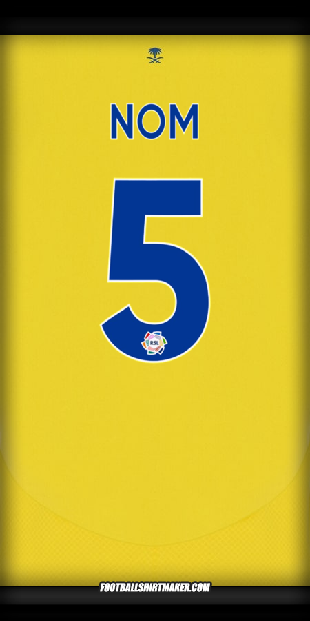 Maillot Al Nassr 2024/2025 -  nom - 5
