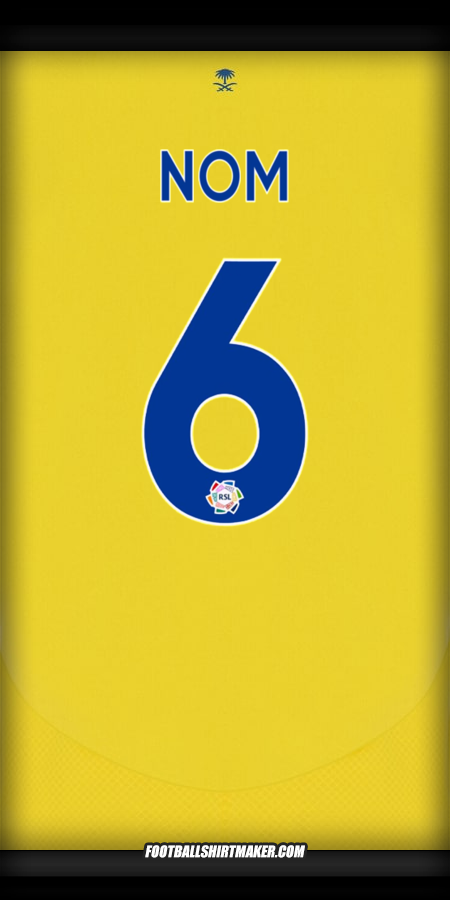 Maillot Al Nassr 2024/2025 -  nom - 6