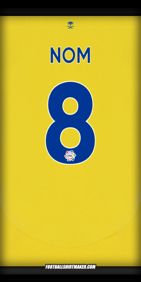 Maillot Al Nassr 2024/2025 -  nom - 8