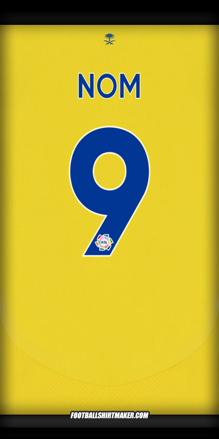 Maillot Al Nassr 2024/2025 -  nom - 9