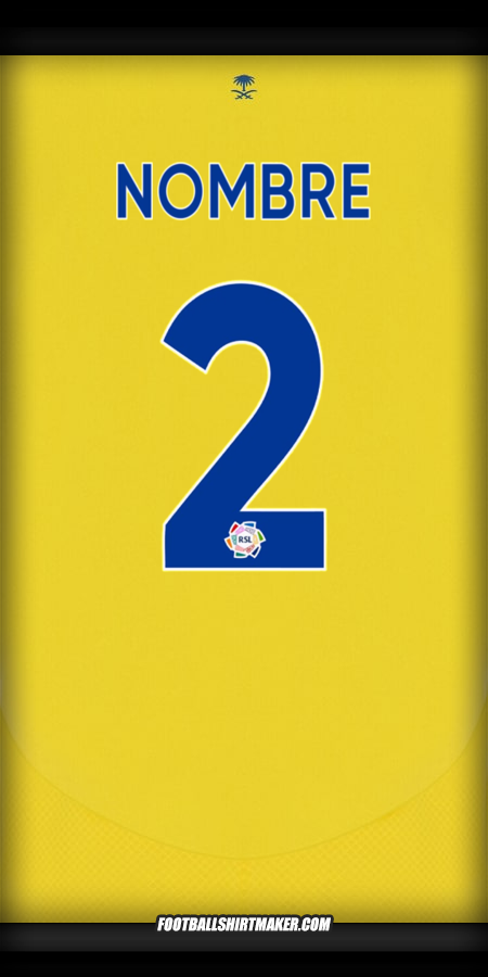Camiseta Al Nassr 2024/2025 -  nombre - 2