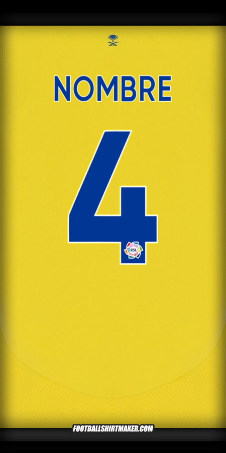 Camiseta Al Nassr 2024/2025 -  nombre - 4