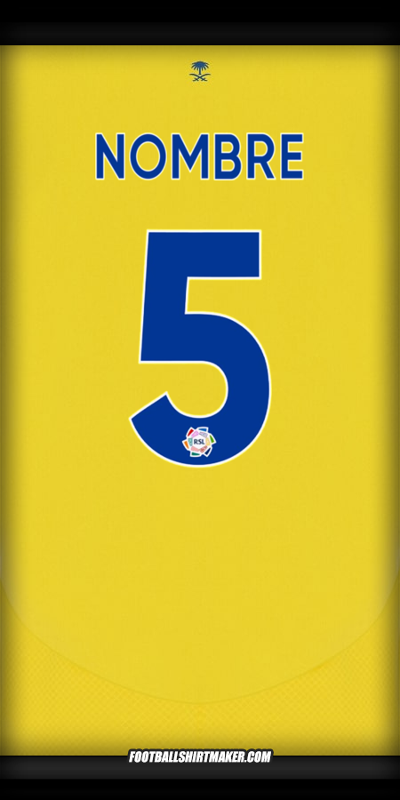 Jersey Al Nassr 2024/2025 -  nombre - 5