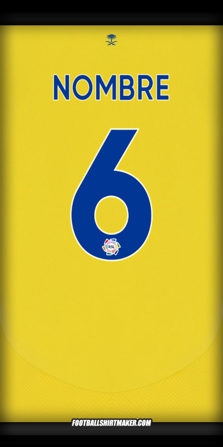 Jersey Al Nassr 2024/2025 -  nombre - 6
