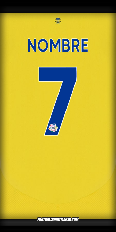 Camiseta Al Nassr 2024/2025 -  nombre - 7