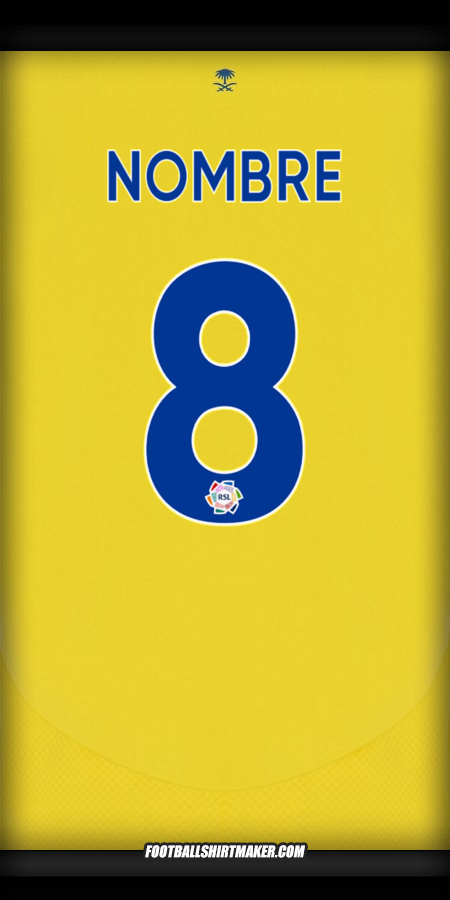 Camiseta Al Nassr 2024/2025 -  nombre - 8