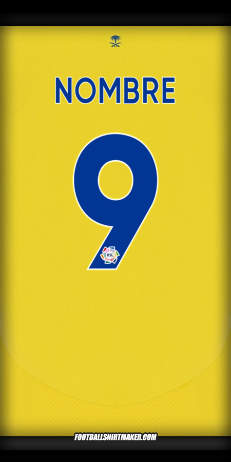Camiseta Al Nassr 2024/2025 -  nombre - 9