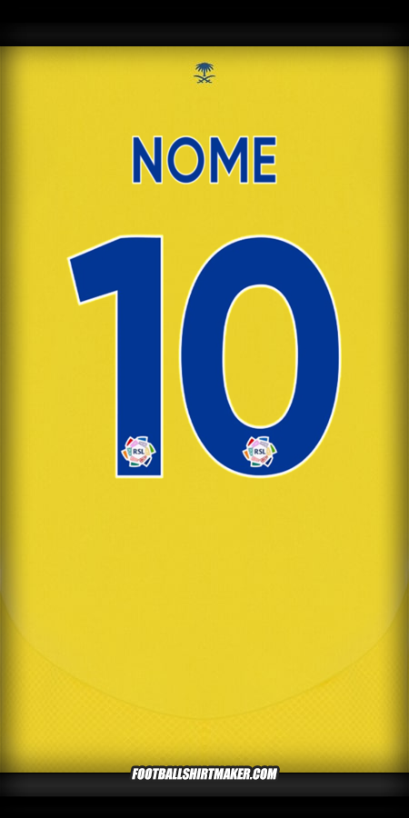 Camisa Al Nassr 2024/2025 -  nome - 10