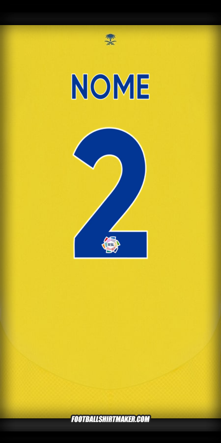 Maglia Al Nassr 2024/2025 -  nome - 2