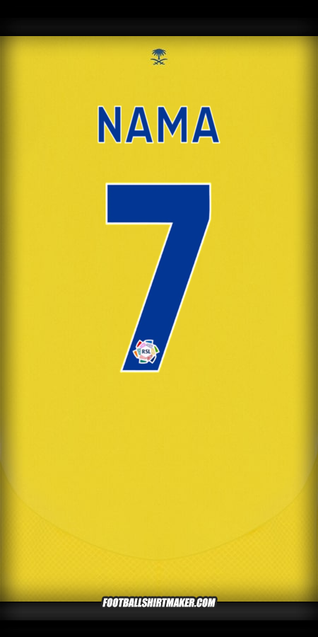 Jersey Al Nassr 2024/2025 -  nama - 7