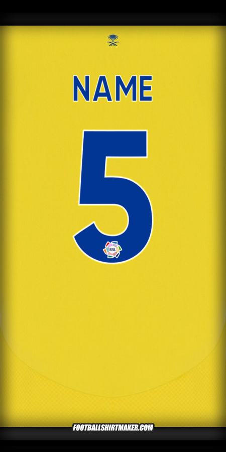 Jersey Al Nassr 2024/2025 -  name - 5