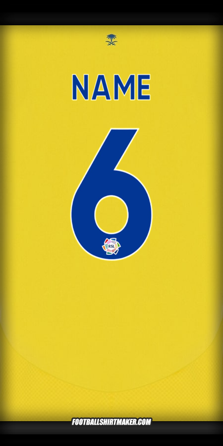Jersey Al Nassr 2024/2025 -  name - 6