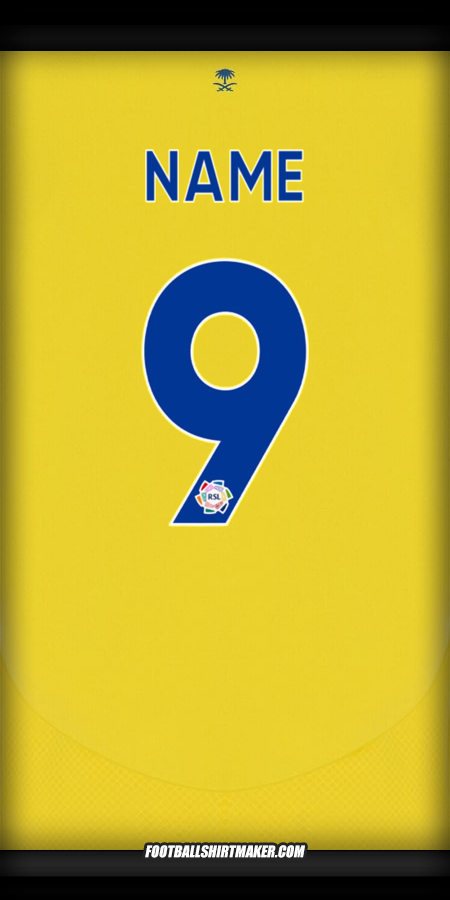 Jersey Al Nassr 2024/2025 -  name - 9