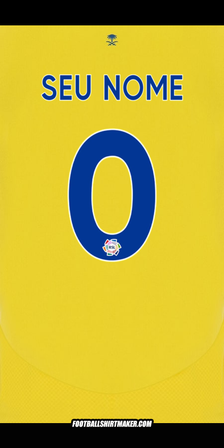 Camisa Al Nassr 2024/2025 -  seu nome - 0