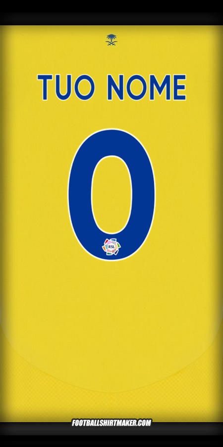 Maglia Al Nassr 2024/2025 -  tuo nome - 0
