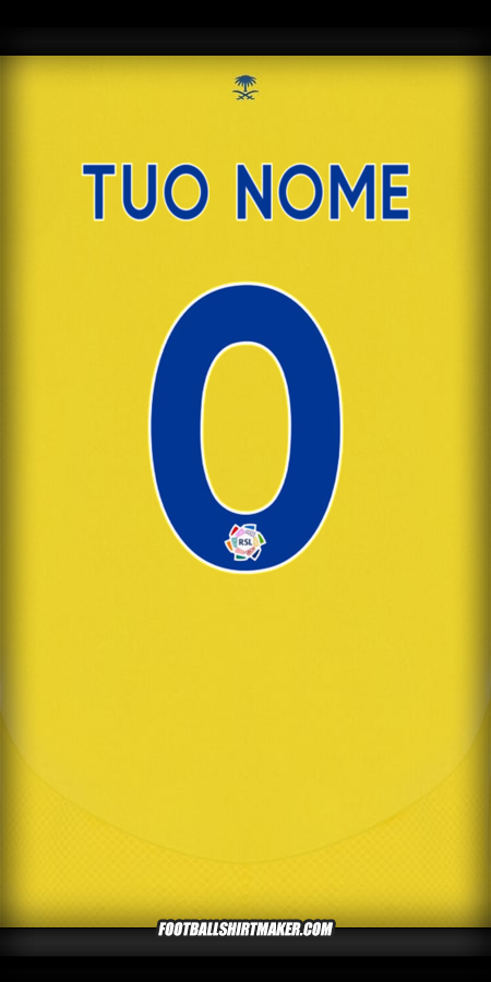 Maglia Al Nassr 2024/2025 -  tuo nome - 0