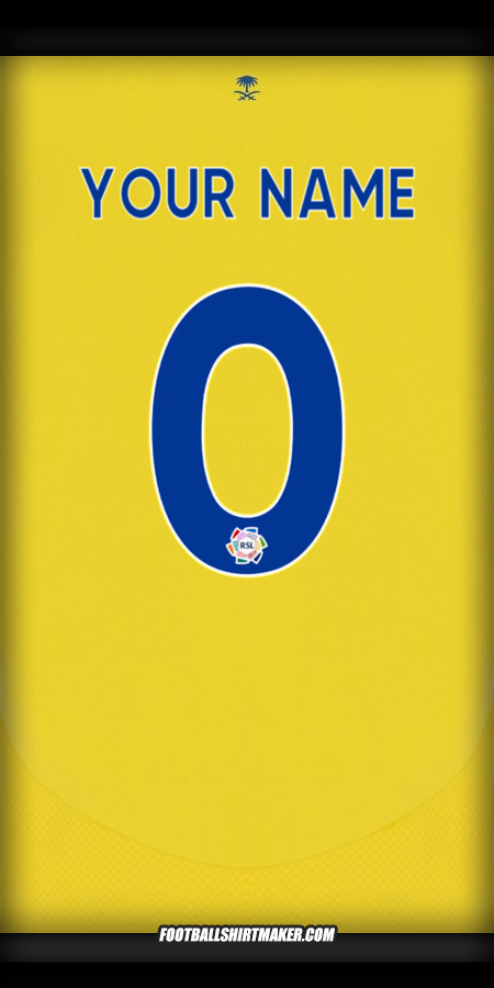 Shirt Al Nassr 2024/2025 -  your name - 0