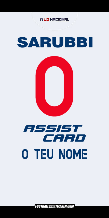 Camisola Club Nacional 2024 -  o teu nome - 0