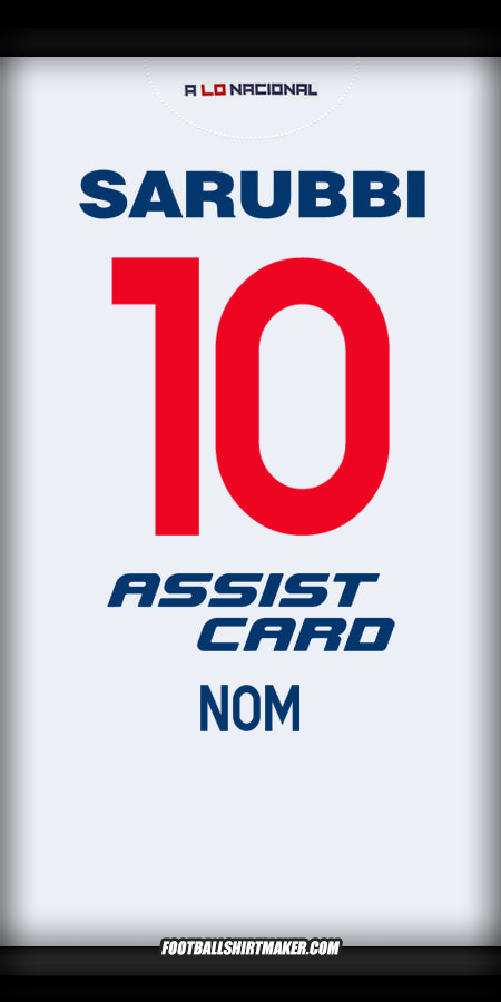 Maillot Club Nacional 2024 -  nom - 10