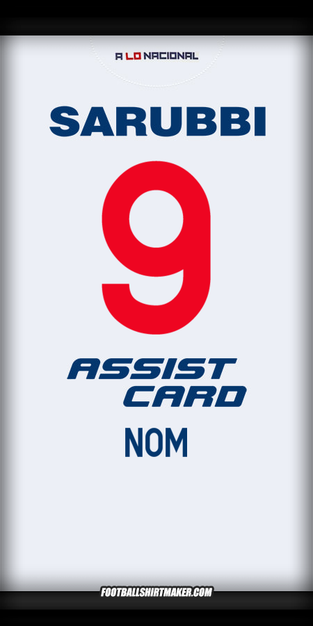 Maillot Club Nacional 2024 -  nom - 9