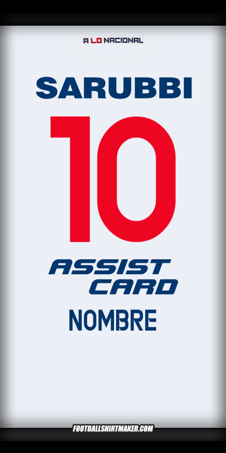 Jersey Club Nacional 2024 -  nombre - 10