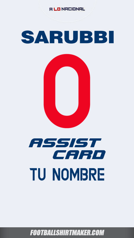 Jersey Club Nacional 2024 -  tu nombre - 0