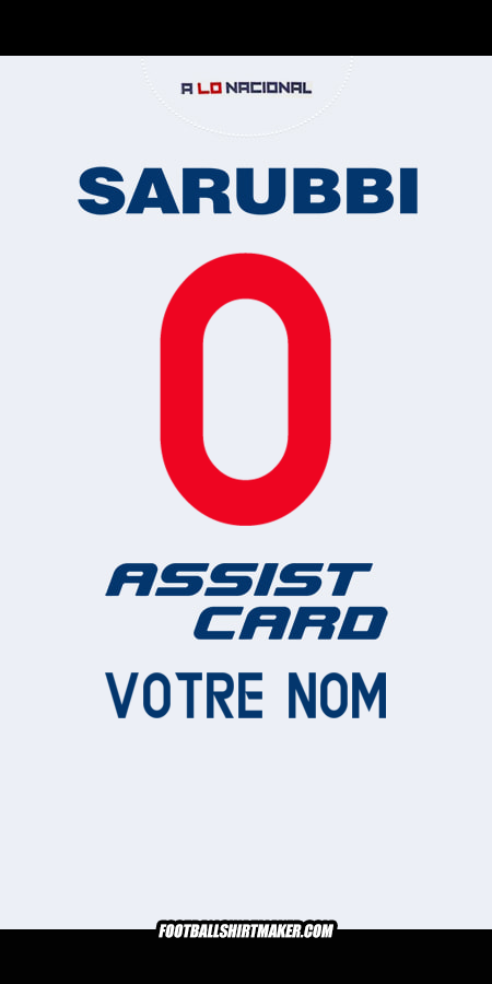 Maillot Club Nacional 2024 -  votre nom - 0