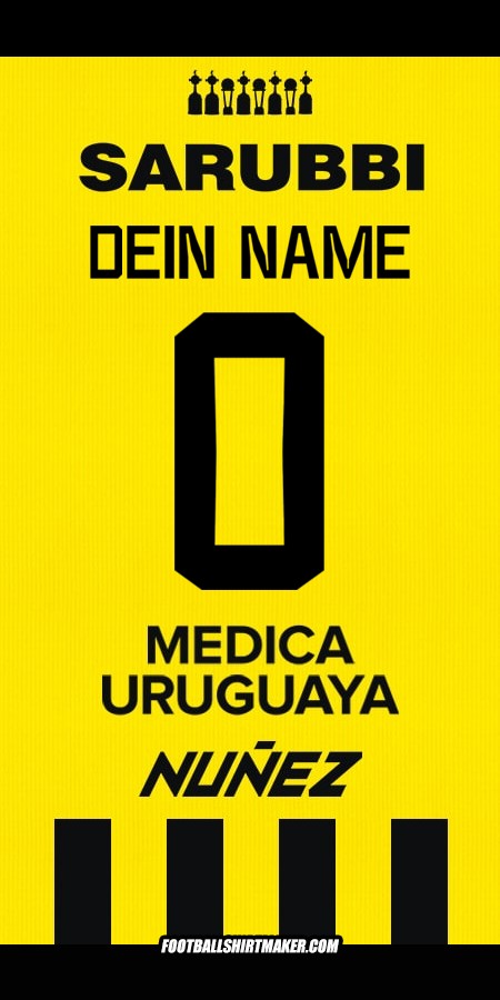 Trikot Peñarol 2024 -  dein name - 0