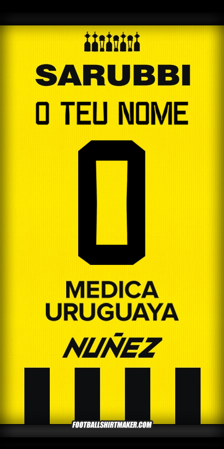 Camisola Peñarol 2024 -  o teu nome - 0