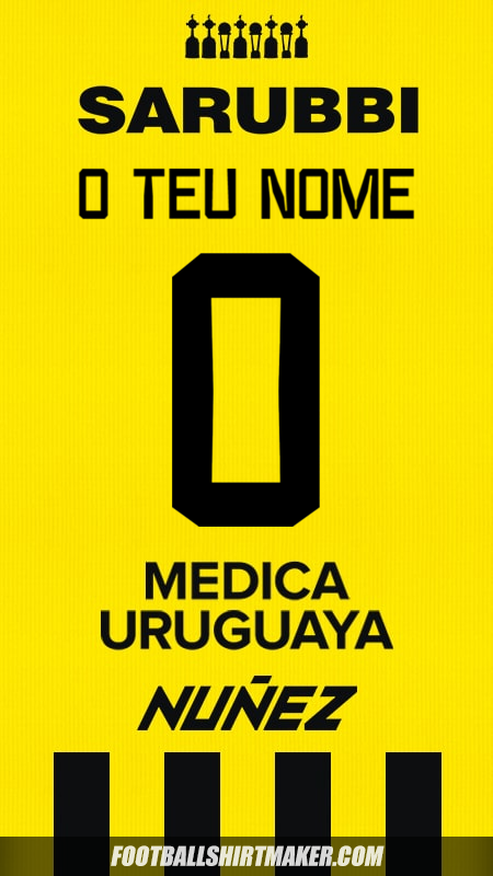 Camisola Peñarol 2024 -  o teu nome - 0