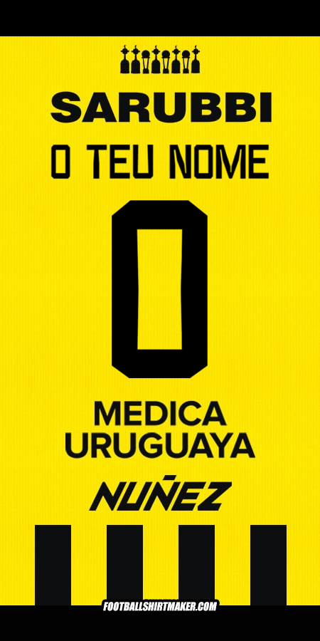 Camisola Peñarol 2024 -  o teu nome - 0
