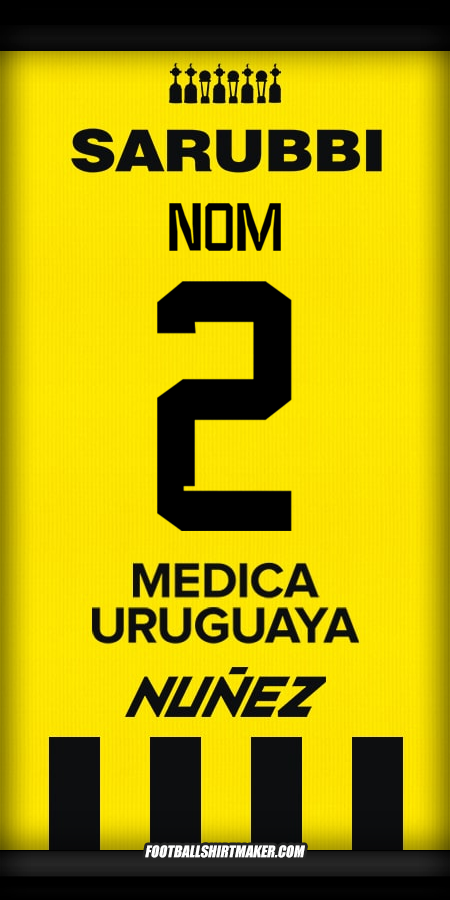 Maillot Peñarol 2024 -  nom - 2