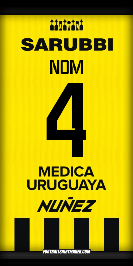 Maillot Peñarol 2024 -  nom - 4