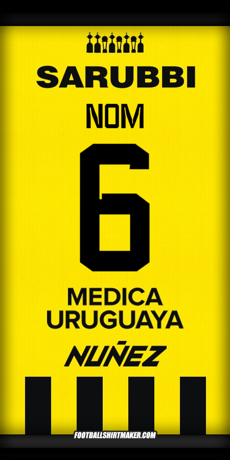 Maillot Peñarol 2024 -  nom - 6