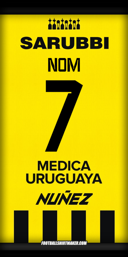 Maillot Peñarol 2024 -  nom - 7