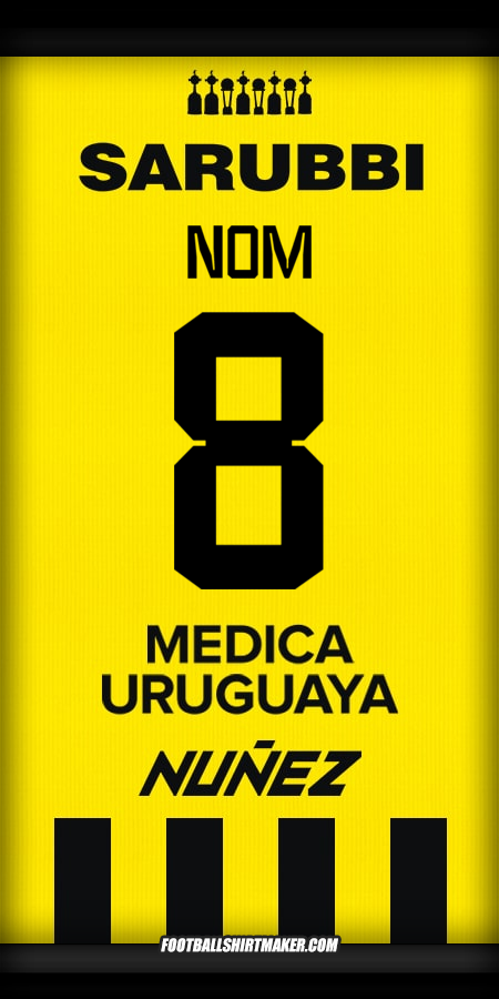 Maillot Peñarol 2024 -  nom - 8