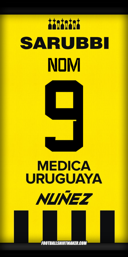 Maillot Peñarol 2024 -  nom - 9