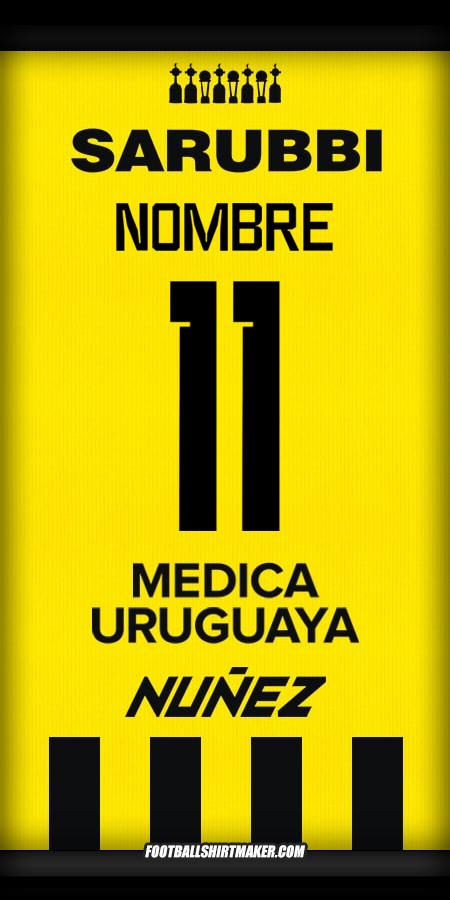 Camiseta Peñarol 2024 -  nombre - 11