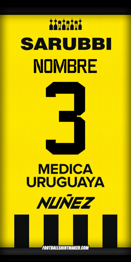 Jersey Peñarol 2024 -  nombre - 3