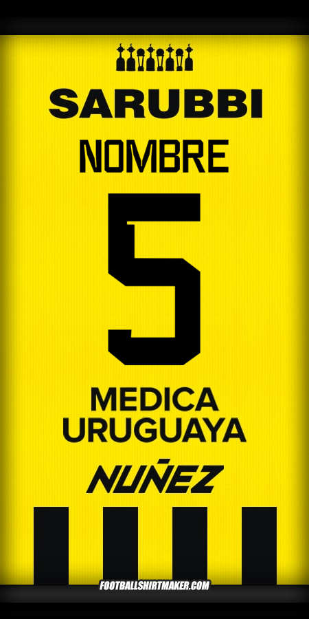Jersey Peñarol 2024 -  nombre - 5