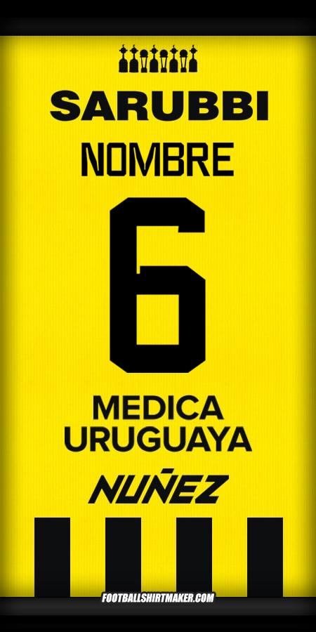 Camiseta Peñarol 2024 -  nombre - 6