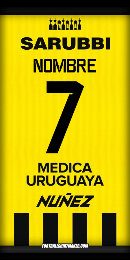 Camiseta Peñarol 2024 -  nombre - 7