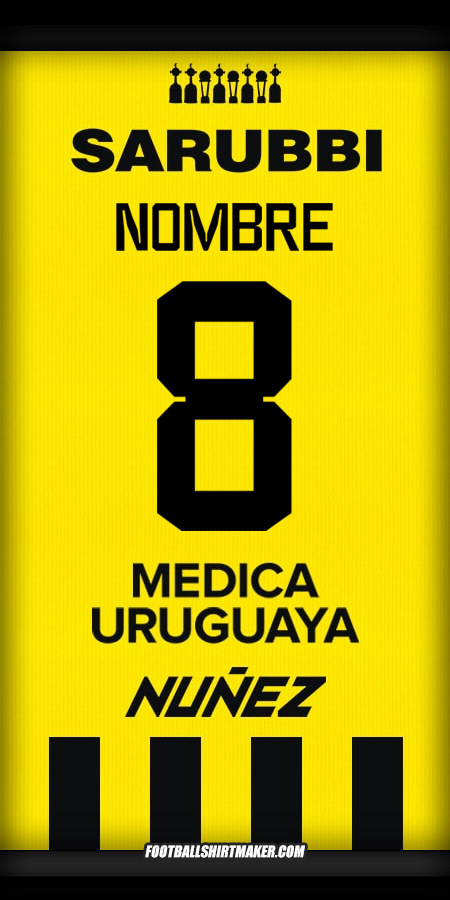 Camiseta Peñarol 2024 -  nombre - 8