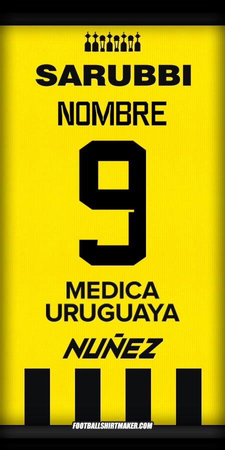 Jersey Peñarol 2024 -  nombre - 9
