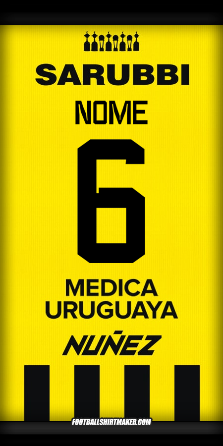 Camisa Peñarol 2024 -  nome - 6