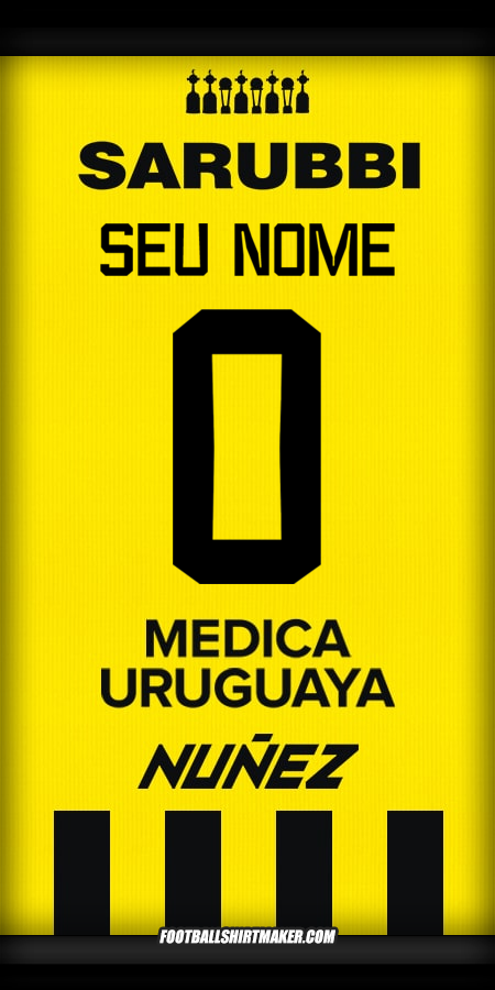 Camisa Peñarol 2024 -  seu nome - 0