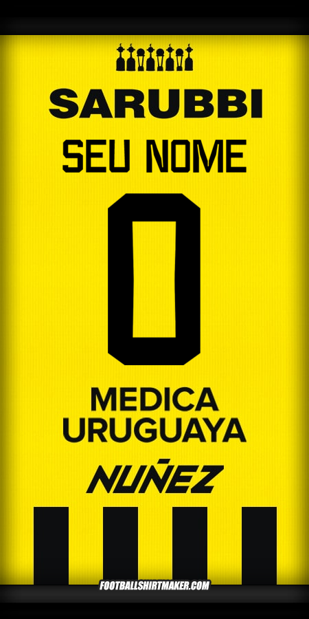 Camisa Peñarol 2024 -  seu nome - 0