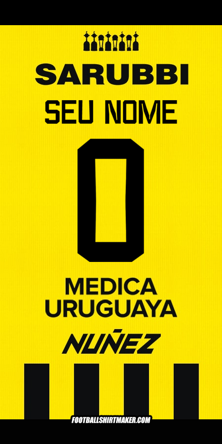 Camisa Peñarol 2024 -  seu nome - 0