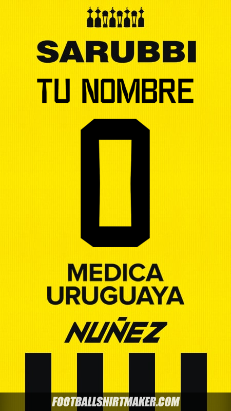 Camiseta Peñarol 2024 -  tu nombre - 0