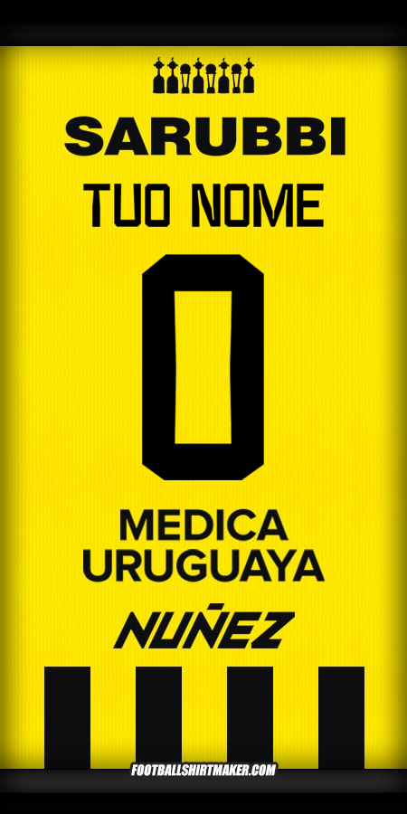 Maglia Peñarol 2024 -  tuo nome - 0